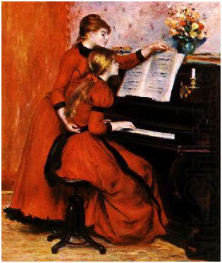 Renoir piano lesson